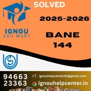 BANE 144 guess paper