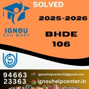 BHDE 106 PDF