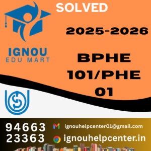 BPHE 101/PHE 01 PDF